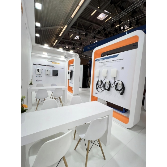The smart E Europe 2024 Booth Design Construction VISTAR