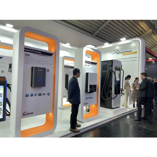 The smart E Europe 2024 Booth Design Construction VISTAR