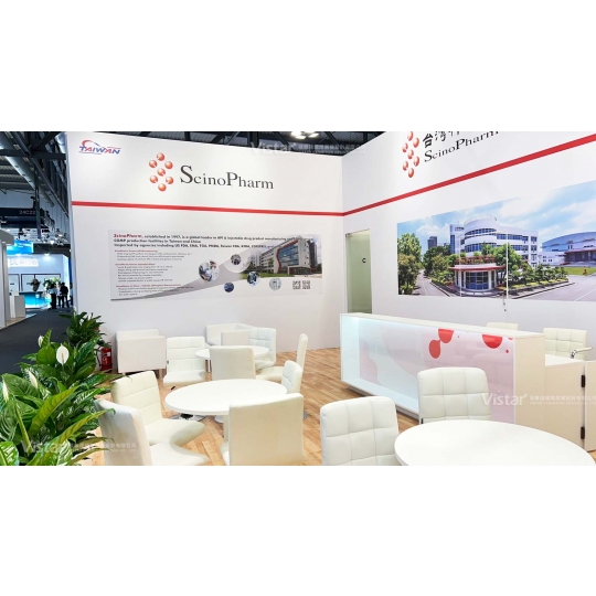 CPhI Worldwide Milan 2024 Booth Design Construction VISTAR