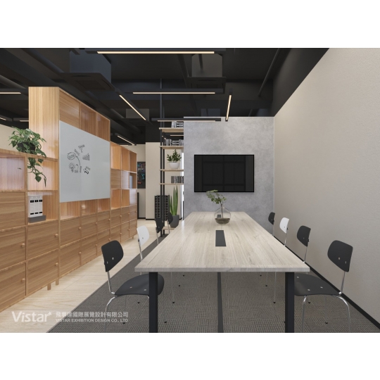 Entwurf und Bau des Büros in Taipeh 2022 Booth Design Construction VISTAR