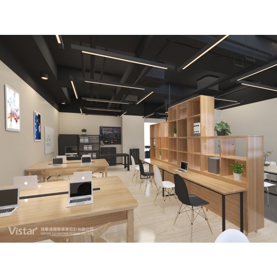 Entwurf und Bau des Büros in Taipeh 2022 Booth Design Construction VISTAR
