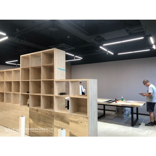 Entwurf und Bau des Büros in Taipeh 2022 Booth Design Construction VISTAR
