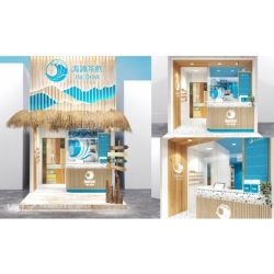 Hai Drink Teeladen-Design und -Bau in Hengchun 2022 Booth Design Construction VISTAR