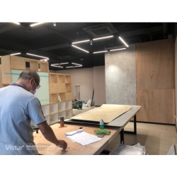 Entwurf und Bau des Büros in Taipeh 2022 Booth Design Construction VISTAR
